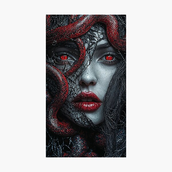 Item preview, Crimson Serpent's Gaze designed and sold by oanaunciuleanu.