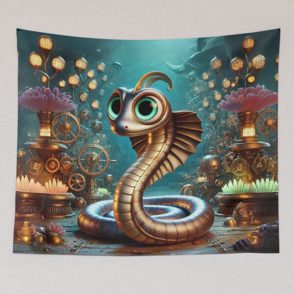 Item preview, Steampunk Sea Snake designed and sold by Sillytoe.