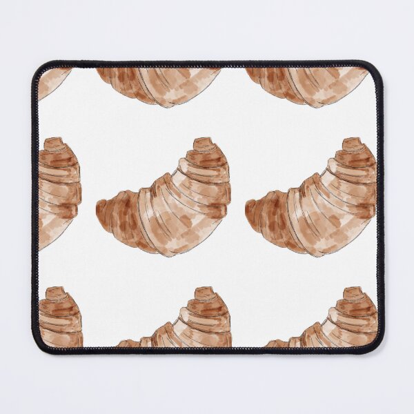 Item preview, Seamless pattern with croissants.Watercolor, croissant pattern, delicious bread background.Digital illustration, menu design.Label and packaging. designed and sold by TaniaArtDesign.