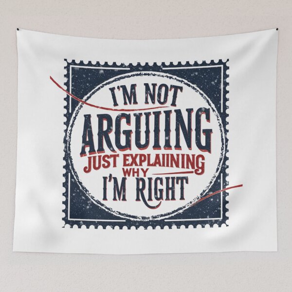 Item preview, im not arguing  designed and sold by Ismartista.