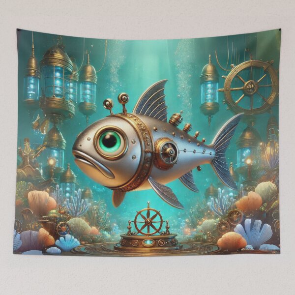 Item preview, Steampunk Sea Trout designed and sold by Sillytoe.