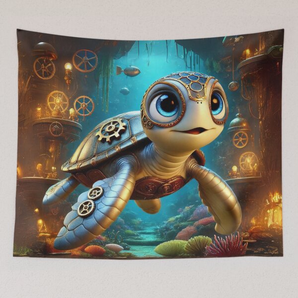 Item preview, Steampunk Sea Turtle designed and sold by Sillytoe.