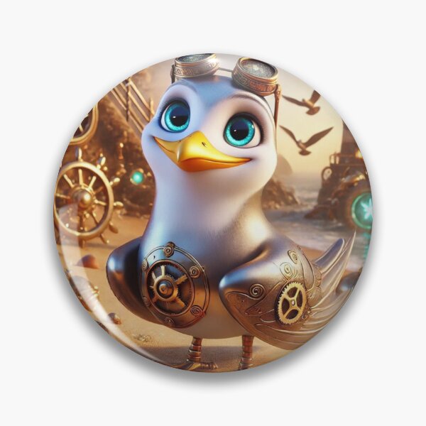 Item preview, Steampunk Seagull designed and sold by Sillytoe.