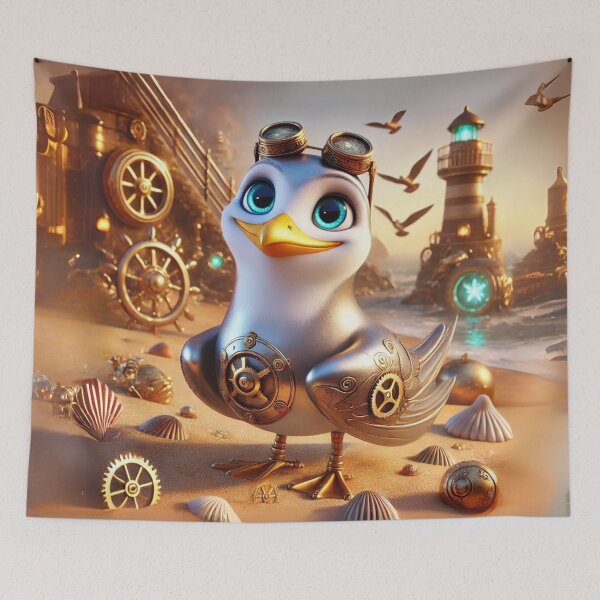 Item preview, Steampunk Seagull designed and sold by Sillytoe.