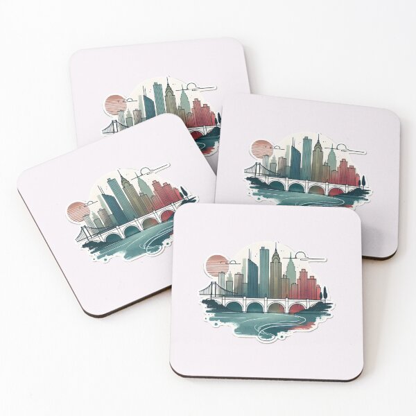 Item preview,  Roebling Suspension Bridge and Skyline in 3D Art,   designed and sold by PaintMeWorld.