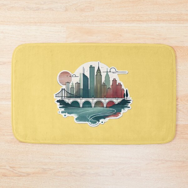 Item preview,  Roebling Suspension Bridge and Skyline in 3D Art,   designed and sold by PaintMeWorld.