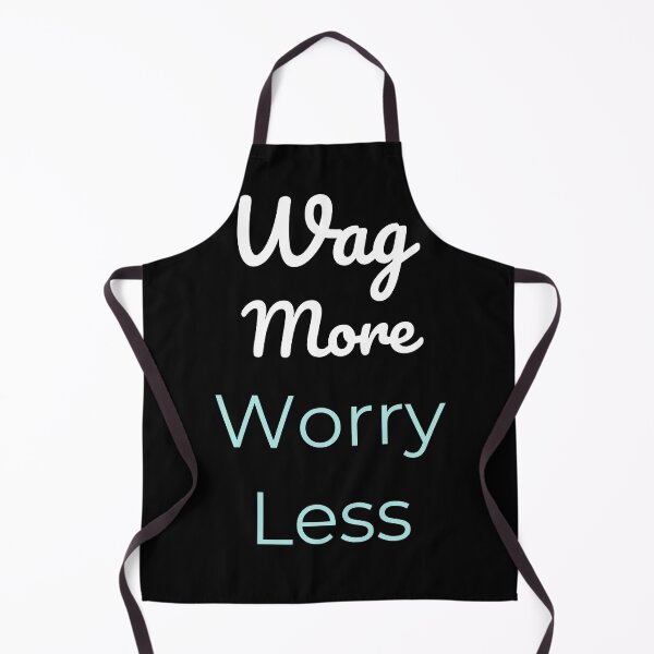 Item preview, Wag More, Worry Less Positive Message Dog Lover Gift designed and sold by Golden-Heaven.