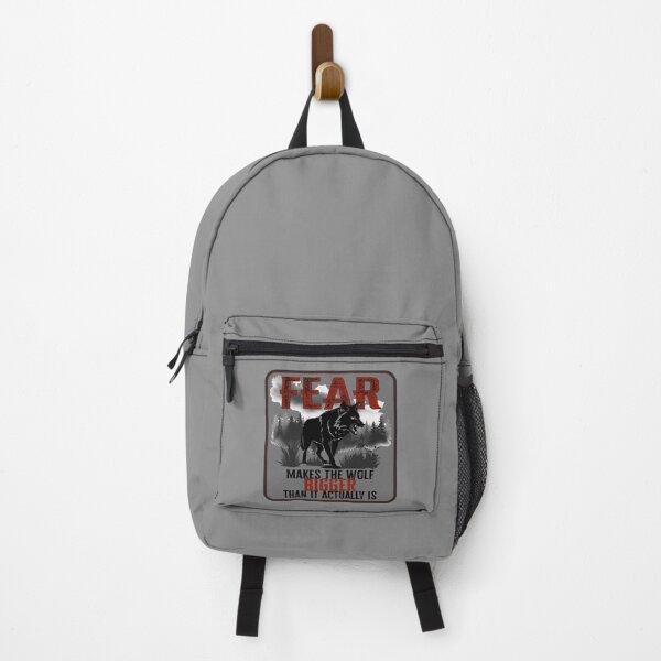 Item preview, Fear Makes The Wolf Bigger Inspirational designed and sold by Diamondback Designs.