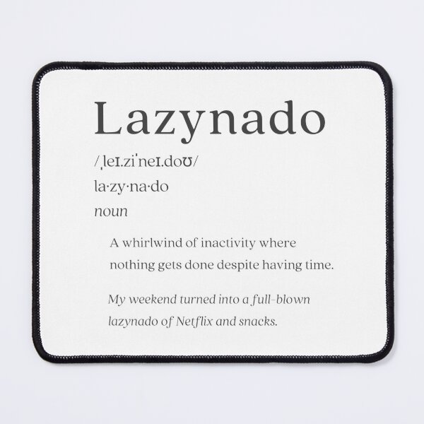 Item preview, Dictionary: Lazynado designed and sold by nature. electrified..