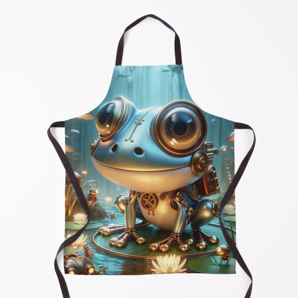 Item preview, Steampunk Sehuencas Water Frog designed and sold by Sillytoe.