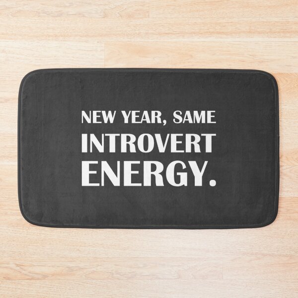 Item preview, New Year, Same Introvert Energy. / Introvert Joke Funny T-Shirt Label designed and sold by introvertvibes.