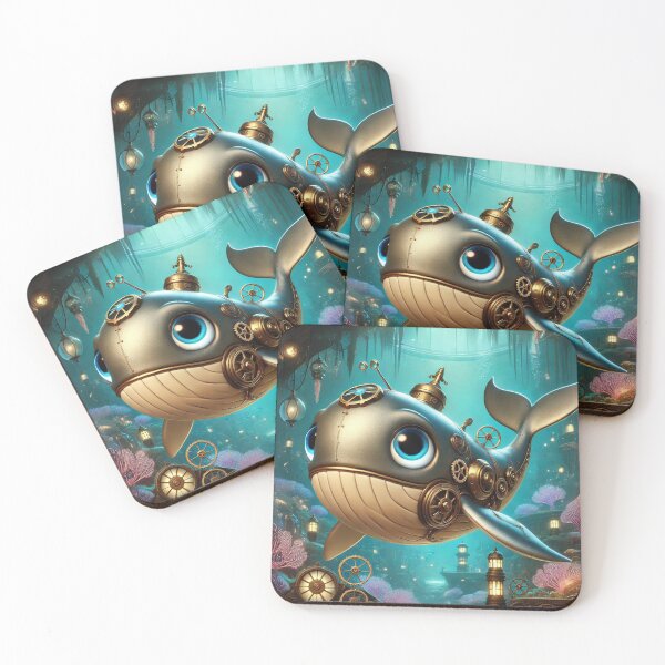 Item preview, Steampunk Sei Whale designed and sold by Sillytoe.