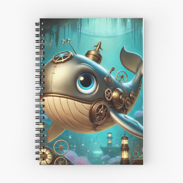 Item preview, Steampunk Sei Whale designed and sold by Sillytoe.