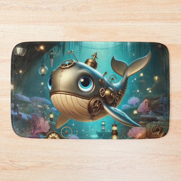 Item preview, Steampunk Sei Whale designed and sold by Sillytoe.
