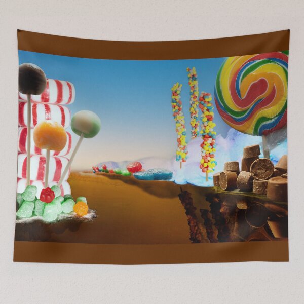 Item preview, chocolate candy river landscape designed and sold by fotofusion.