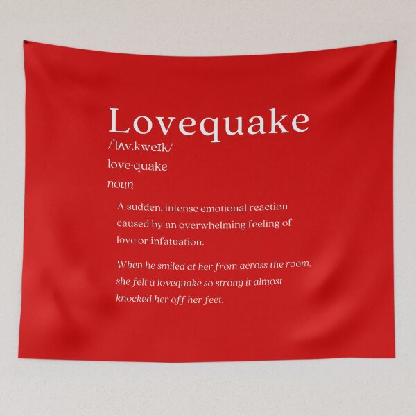 Item preview, Dictionary: Lovequake designed and sold by nature. electrified..