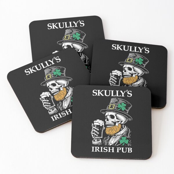 Item preview, Skully's Irish Pub Skull St. Patrick's Day 2025 Shamrock designed and sold by d247.