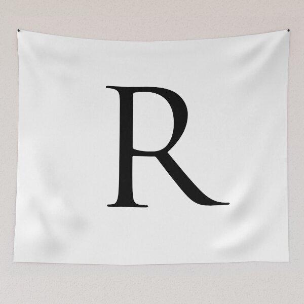 Item preview, Capital Letter R - Stylish Serif Font (Black) designed and sold by STUDIO-72.
