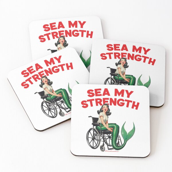 Item preview, Mermaid - Wheelchair Power designed and sold by BUABUABUA.