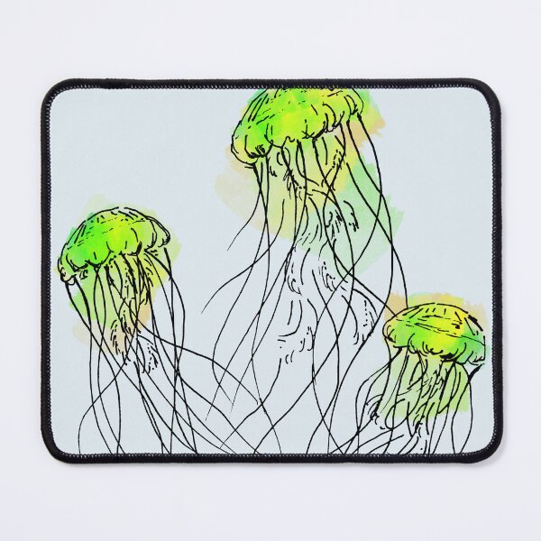 Item preview, Sea Nettle Jellyfish (lime) designed and sold by DragonOfShadows.
