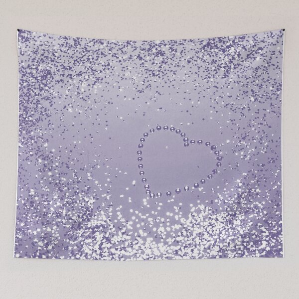 Item preview, Ultra Violet Lady Heart #1 (Photo of Glitter Only - Not Reflective) designed and sold by Anita's & Bella's Art.