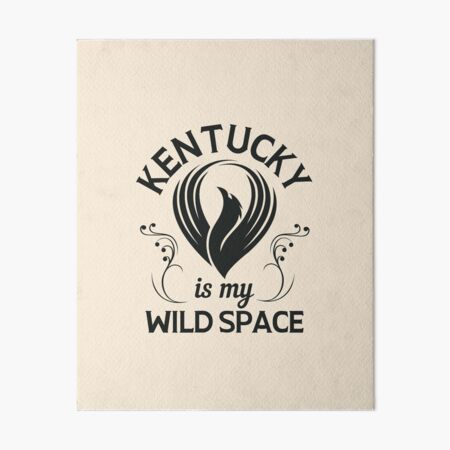 Item preview, Vintage-Style Kentucky is My Wild Space (Black) designed and sold by WesternLocales.