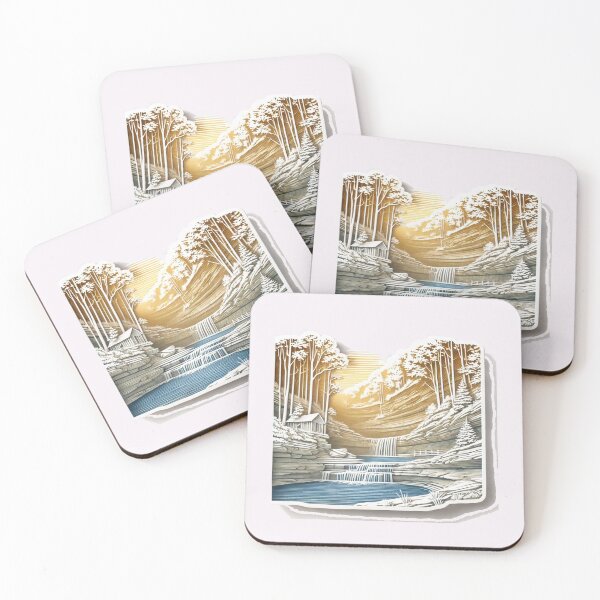 Item preview, Hocking Hills State Park in 3D Art,  designed and sold by PaintMeWorld.