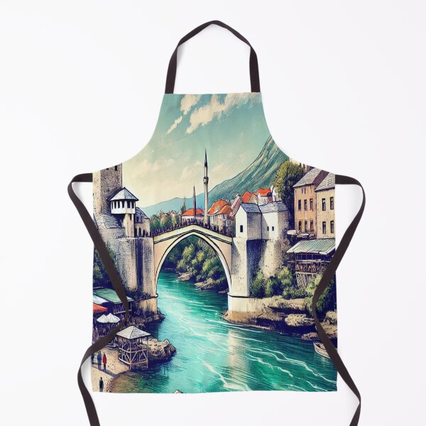 Item preview, Old bridge Mostar city designed and sold by TrendSh0p.