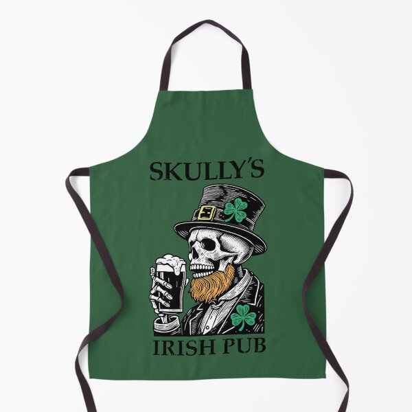 Item preview, Skully's Irish Pub Skull St. Patrick's Day 2025 Shamrock designed and sold by d247.