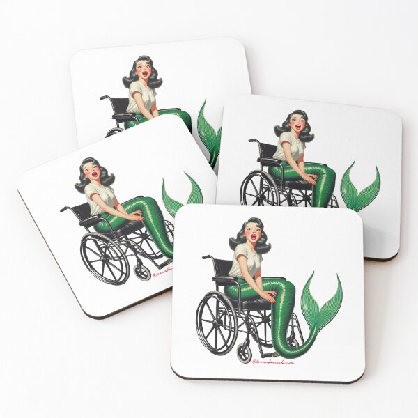 Item preview, Mermaid - Wheelchair Power designed and sold by BUABUABUA.