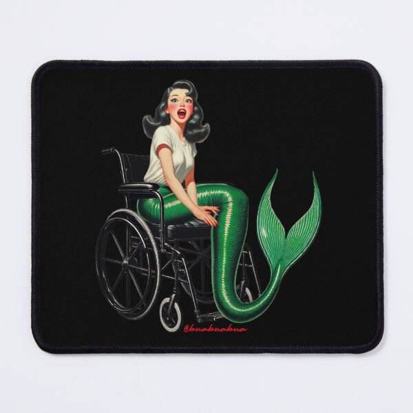 Item preview, Mermaid - Wheelchair Power designed and sold by BUABUABUA.