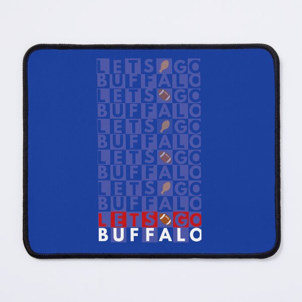 Item preview, Let's Go Buffalo Monochromatic Checkerboard Print designed and sold by Samantha-Maro.