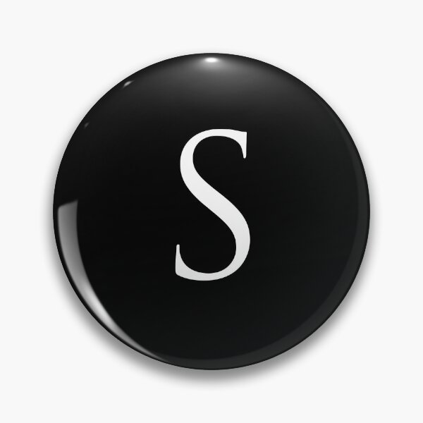 Item preview, Capital Letter S - Stylish Serif Font (White) designed and sold by STUDIO-72.