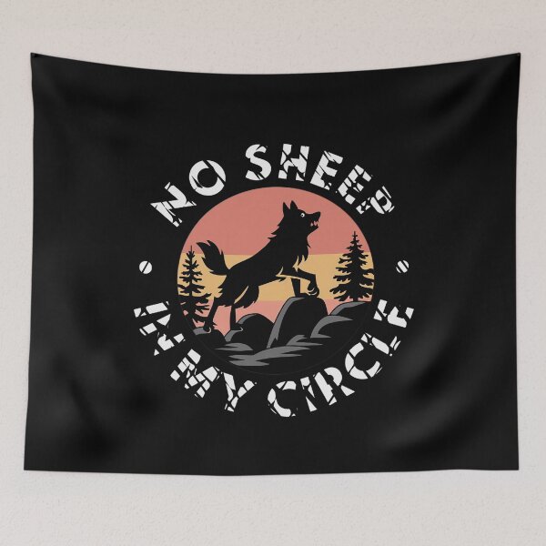 Item preview, No Sheep in My Circle designed and sold by MALIKABO.