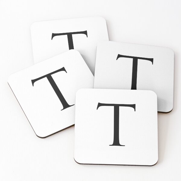 Item preview, Capital Letter T - Stylish Serif Font (Black) designed and sold by STUDIO-72.