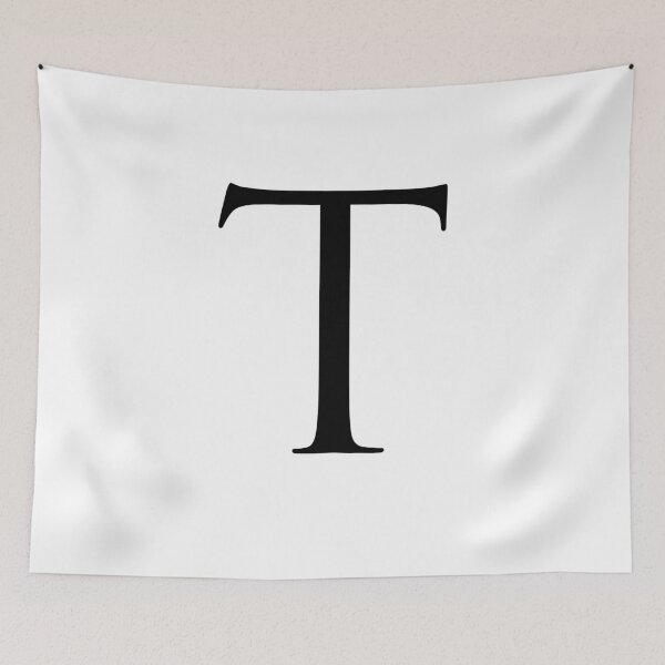 Item preview, Capital Letter T - Stylish Serif Font (Black) designed and sold by STUDIO-72.