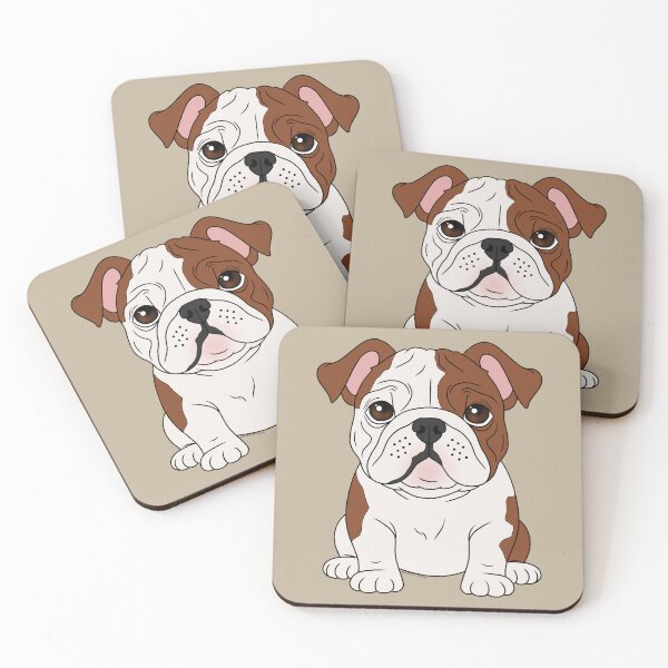 Item preview, Cute Cartoon Bulldog Puppy designed and sold by DappledMoon.