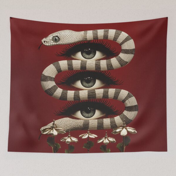 Item preview, Surreal Chinese Year of the Snake Art designed and sold by yinyuecreation.