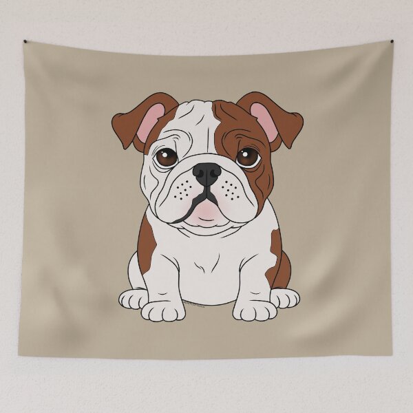 Item preview, Cute Cartoon Bulldog Puppy designed and sold by DappledMoon.