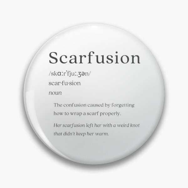 Item preview, Dictionary: Scarfusion designed and sold by nature. electrified..