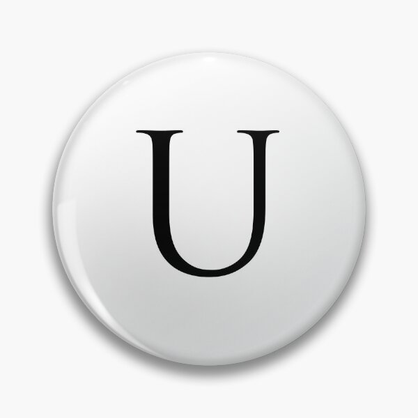 Item preview, Capital Letter U - Stylish Serif Font (Black) designed and sold by STUDIO-72.