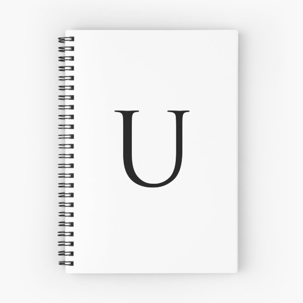 Item preview, Capital Letter U - Stylish Serif Font (Black) designed and sold by STUDIO-72.