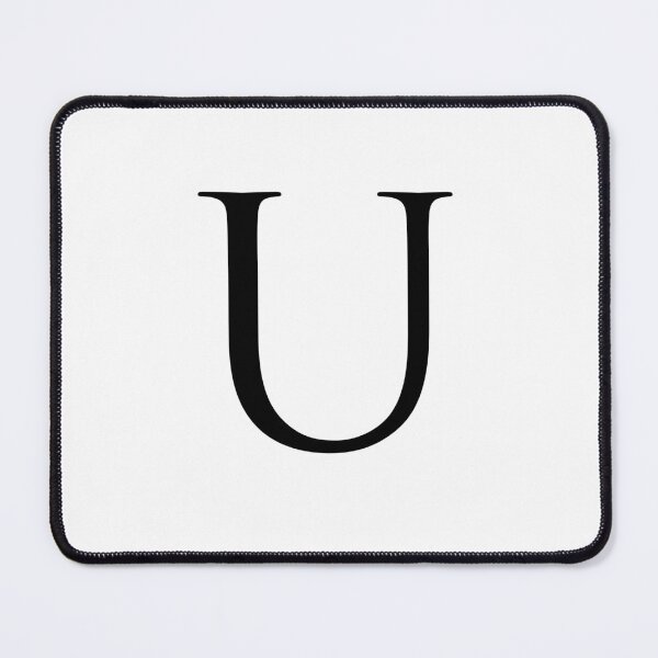 Item preview, Capital Letter U - Stylish Serif Font (Black) designed and sold by STUDIO-72.