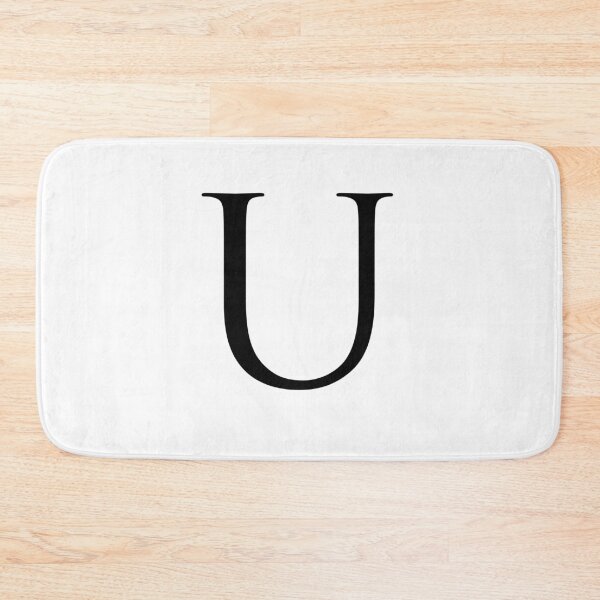 Item preview, Capital Letter U - Stylish Serif Font (Black) designed and sold by STUDIO-72.