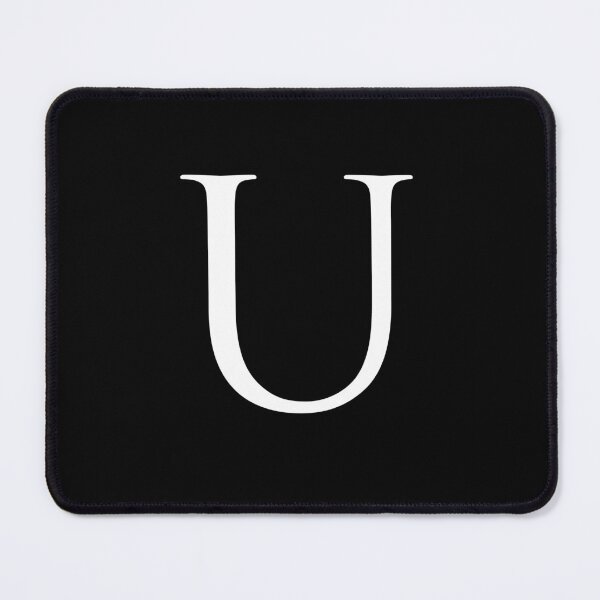Item preview, Capital Letter U - Stylish Serif Font (White) designed and sold by STUDIO-72.