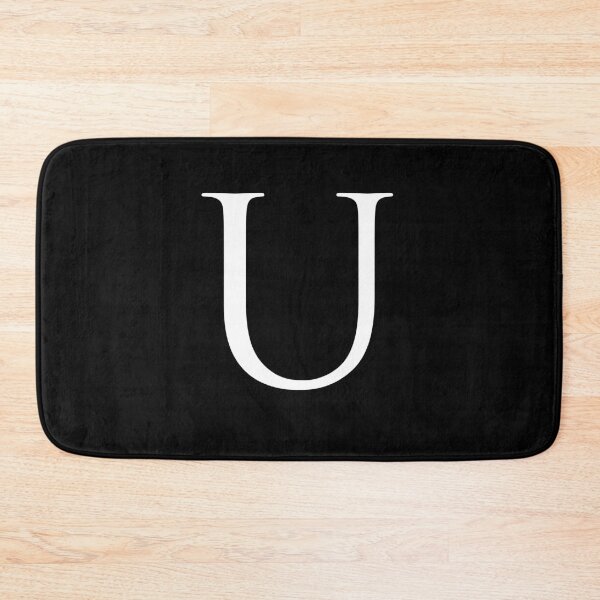 Item preview, Capital Letter U - Stylish Serif Font (White) designed and sold by STUDIO-72.