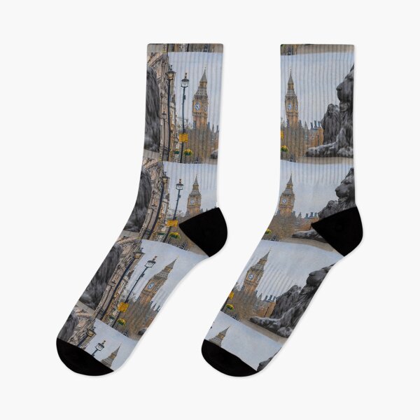 Item preview, UK. England. London. Big Ben & The Lions. designed and sold by vadim19.