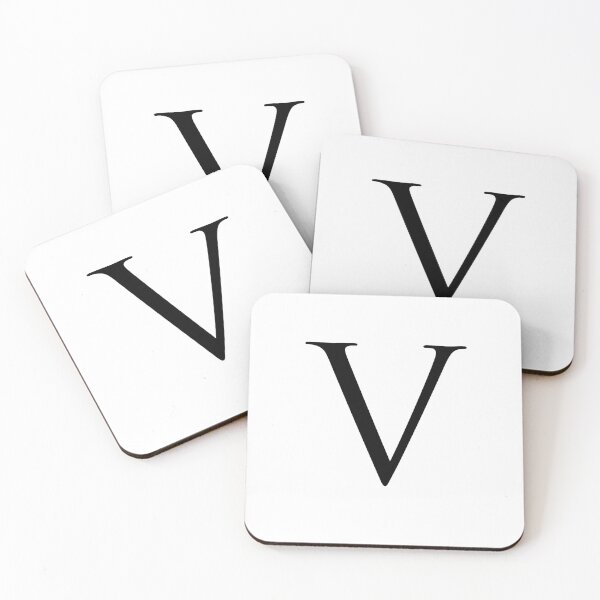 Item preview, Capital Letter V - Stylish Serif Font (Black) designed and sold by STUDIO-72.