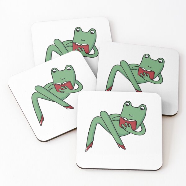Item preview, Frog Reading in Heels designed and sold by -WillowTea-.