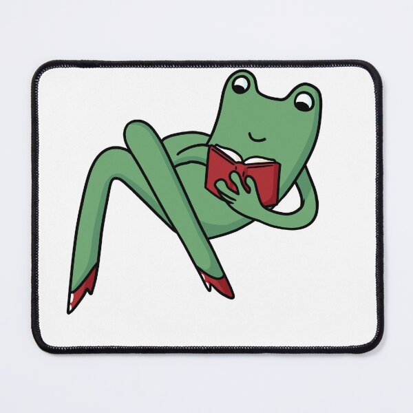 Item preview, Frog Reading in Heels designed and sold by -WillowTea-.